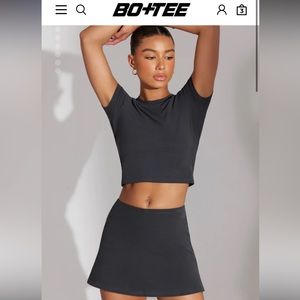 Bo+Tee Sqort Tee Set XS